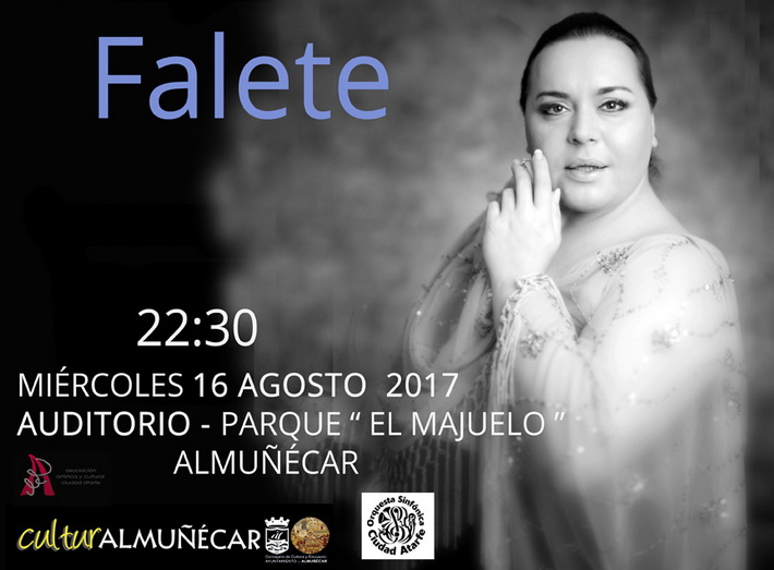 Falete rinde homenaje a Roco Jurado en Almucar, acompaado por la Orquesta Sinfnica  Ciudad de Atarfe
